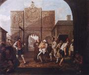 William Hogarth At the city gate of Calais china oil painting artist